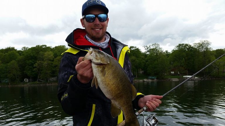 Father & Son Catch Their Record Best Smallie!